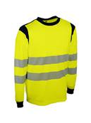 T-shirt à manches longues jaune haute visibilité - 170 g/m2 - L - Singer