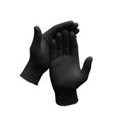Gants Nitriles Noirs - Usage Unique - Non poudrés - Boîte de 100 - Taille L