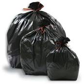 Sac poubelle avec lien de fermeture 110 L - Standard 35m - Rouleau de 25 sacs