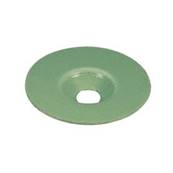 Rondelle pour pointe en acier zingu - 25 X 5 X 1mm - 100 pices - vert