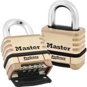 Cadenas laiton Master Lock ProSeries - Modle  combinaison programmable - 58mm