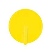 Disque pour jalonnette - Coloris jaune - Lot de 100 pices